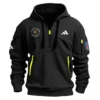 Adidas 125th U.S. Open Exclusive Logo Hoodie Half Zipper HO041124A1ADUSG - Gray