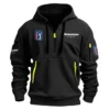 Bridgestone Golf PGA Tour Champions Exclusive Logo Hoodie Half Zipper HO041124A1BRPGA - Gray