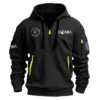 Honma 125th U.S. Open Exclusive Logo Hoodie Half Zipper HO041124A1HOUSG - Gray