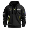 More Golf 125th U.S. Open Exclusive Logo Hoodie Half Zipper HO041124A1MORUSG - Gray