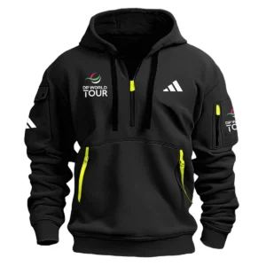 Special Release Adidas DP World Tour Hoodie Half Zipper HODP141124A01AD - Black