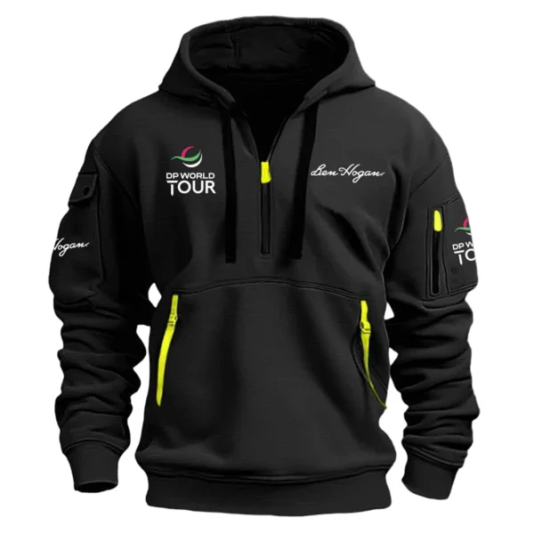 Special Release Ben Hogan DP World Tour Hoodie Half Zipper HODP141124A01BH - Black