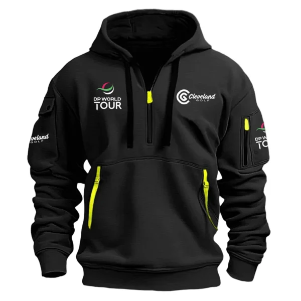 Special Release Cleveland Golf DP World Tour Hoodie Half Zipper HODP141124A01CL - Black