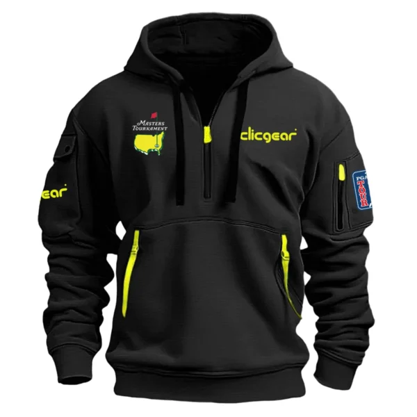 Special Release Clicgear Masters Tournament Hoodie Half Zipper HOMT041124A1CLI - Black