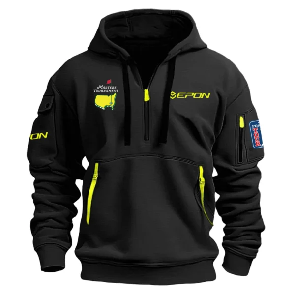 Special Release Epon Masters Tournament Hoodie Half Zipper HOMT041124A1EP - Black