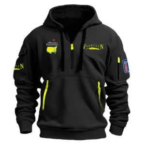 Special Release Fourteen Golf Masters Tournament Hoodie Half Zipper HOMT041124A1FG - Black