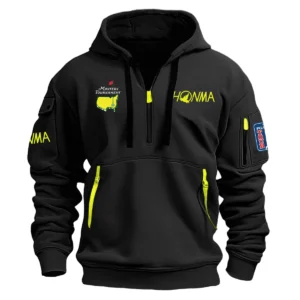 Special Release Honma Masters Tournament Hoodie Half Zipper HOMT041124A1HO - Black