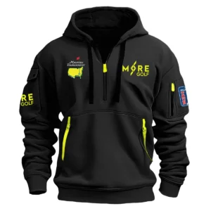 Special Release More Golf Masters Tournament Hoodie Half Zipper HOMT041124A1MOR - Black