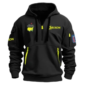 Special Release Srixon Masters Tournament Hoodie Half Zipper HOMT041124A1SR - Black