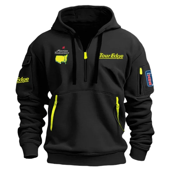 Special Release Tour Edge Masters Tournament Hoodie Half Zipper HOMT041124A1TE - Black