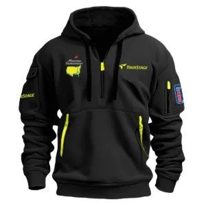 Special Release Tourstage Masters Tournament Hoodie Half Zipper HOMT041124A1TOU - Black