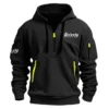 Grizzly Industrial Exclusive Logo Hoodie Half Zipper Carpenter Fans Loves QTCAP020125A02GI - Gray