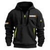 Worx Exclusive Logo Hoodie Half Zipper Carpenter Fans Loves QTCAP020125A02WOR - Gray