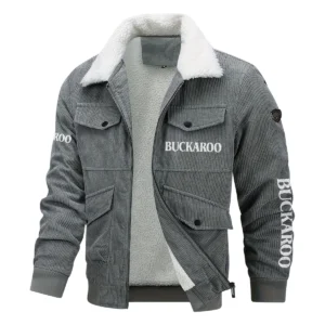 Buckaroo Belts Exclusive LogoThickened Corduroy Jacket Carpenter QTCAP020125A01BB - Gray