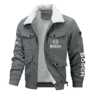 Bosch Exclusive LogoThickened Corduroy Jacket Carpenter QTCAP020125A01BOS - Gray