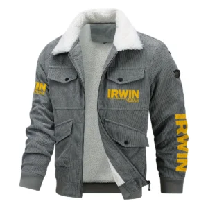 Irwin Tools Exclusive LogoThickened Corduroy Jacket Carpenter QTCAP020125A01IT - Gray