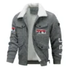 Jet Tools Exclusive LogoThickened Corduroy Jacket Carpenter QTCAP020125A01JT - Khaki