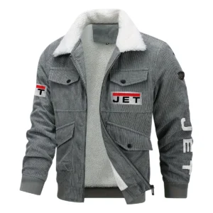 Jet Tools Exclusive LogoThickened Corduroy Jacket Carpenter QTCAP020125A01JT - Gray