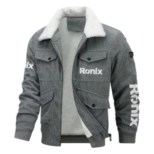 Ronix Exclusive LogoThickened Corduroy Jacket Carpenter QTCAP020125A01RO - Gray