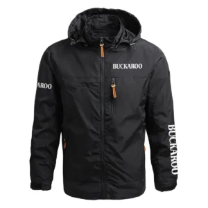 Buckaroo Belts Exclusive Logo Waterproof Outdoor Jacket Carpenter QTCAP311224A2BB - Black