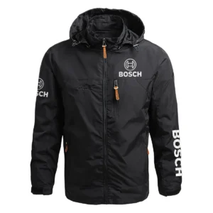 Bosch Exclusive Logo Waterproof Outdoor Jacket Carpenter QTCAP311224A2BOS - Black