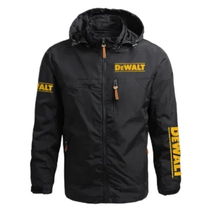 DeWalt Exclusive Logo Waterproof Outdoor Jacket Carpenter QTCAP311224A2DW - Black