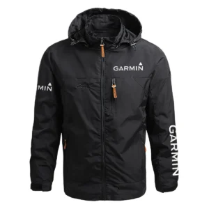 Garmin Exclusive Logo Waterproof Outdoor Jacket Carpenter QTCAP311224A2GA - Black