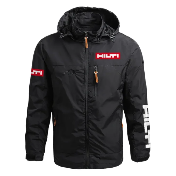 Hilti Exclusive Logo Waterproof Outdoor Jacket Carpenter QTCAP311224A2HIL - Black