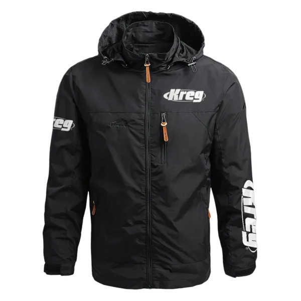 Kreg Tool Exclusive Logo Waterproof Outdoor Jacket Carpenter QTCAP311224A2KT - Black