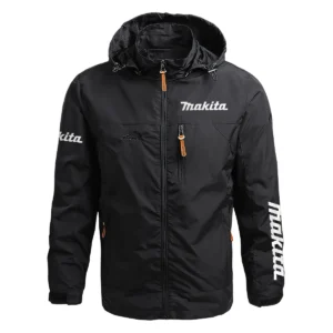 Makita Exclusive Logo Waterproof Outdoor Jacket Carpenter QTCAP311224A2MAK - Black