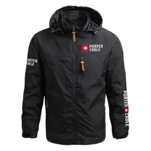 Porter-Cable Exclusive Logo Waterproof Outdoor Jacket Carpenter QTCAP311224A2PC - Black