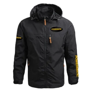 Powermatic Exclusive Logo Waterproof Outdoor Jacket Carpenter QTCAP311224A2PO - Black