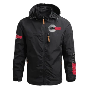 SawStop Exclusive Logo Waterproof Outdoor Jacket Carpenter QTCAP311224A2SAW - Black