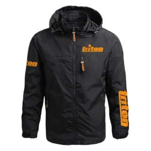 Triton Tools Exclusive Logo Waterproof Outdoor Jacket Carpenter QTCAP311224A2TT - Black