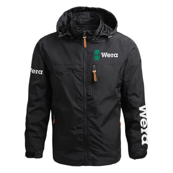 Wera Exclusive Logo Waterproof Outdoor Jacket Carpenter QTCAP311224A2WE - Black