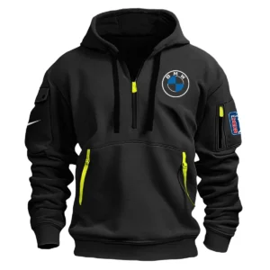 Adidas BMW PGA Championship Exclusive Logo Fashion Hoodie Half Zipper HOBMW191224A01ADHHZ - Black