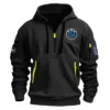 Peter Millar BMW PGA Championship Exclusive Logo Fashion Hoodie Half Zipper HOBMW191224A01PMHHZ - Gray