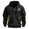 Bridgestone Golf Brand Exclusive Logo Fashion Hoodie Half Zipper HOBRA121124A01BRHHZ - Gray