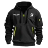 Bridgestone Golf Genesis Invitational Exclusive Logo Fashion Hoodie Half Zipper HOGEN221124A01BRHHZ - Gray