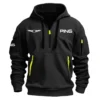 Ping Genesis Invitational Exclusive Logo Fashion Hoodie Half Zipper HOGEN221124A01PIHHZ - Gray