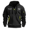 Wilson Staff Genesis Invitational Exclusive Logo Fashion Hoodie Half Zipper HOGEN221124A01WSHHZ - Gray