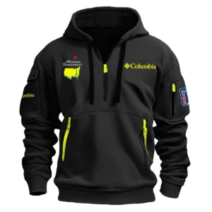 Special Release Columbia Masters Tournament Exclusive Logo Fashion Hoodie Half Zipper HOMT041124A1COLHHZ - Black