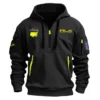 Special Release Ralph Lauren RLX Masters Tournament Exclusive Logo Fashion Hoodie Half Zipper HOMT041124A1RLXHHZ - Gray