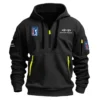 Special Release Snake Eyes PGA Tour Champions Exclusive Logo Fashion Hoodie Half Zipper HOPGA041124A1SEHHZ - Gray