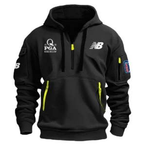 Special Release New Balance 2025 PGA Championship Exclusive Logo Fashion Hoodie Half Zipper HOPGC041124A1NBHHZ - Black