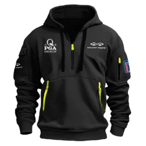 Special Release Snake Eyes 2025 PGA Championship Exclusive Logo Fashion Hoodie Half Zipper HOPGC041124A1SEHHZ - Black