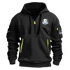 Nike Ryder Cup Exclusive Logo Fashion Hoodie Half Zipper HORC171224A01NKHHZ - Gray