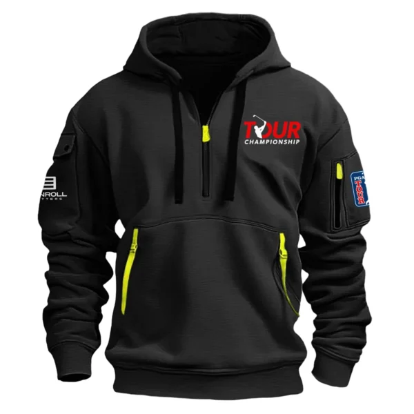 Evnroll Putters TOUR Championship Exclusive Logo Fashion Hoodie Half Zipper HOTC171224A01EPHHZ - Black