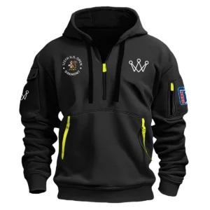 Special Release Arccos Golf 125th U.S. Open Exclusive Logo Fashion Hoodie Half Zipper HOUSG041124A1ARHHZ - Black