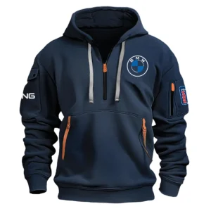 Ping BMW PGA Championship Exclusive Logo Fashion Hoodie Half Zipper HOBMW191224A01PIHHZ - Navy